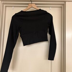 Abercrombie sport luxe long sleeve workout top